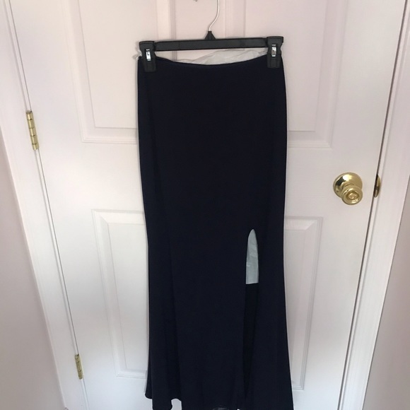 Navy Prom Dress - Picture 4 of 8